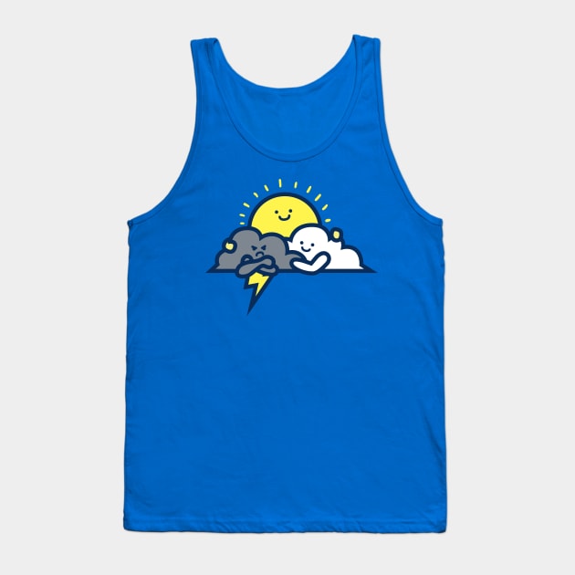 Cloud Hug Tank Top by DangerHuskie